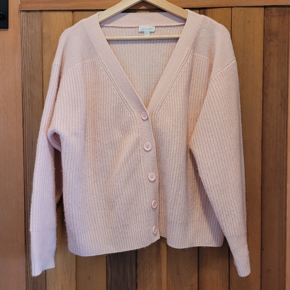 Garnet Hill Cashmere cardigan